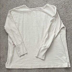 Women's Cream Long Sleeve Top